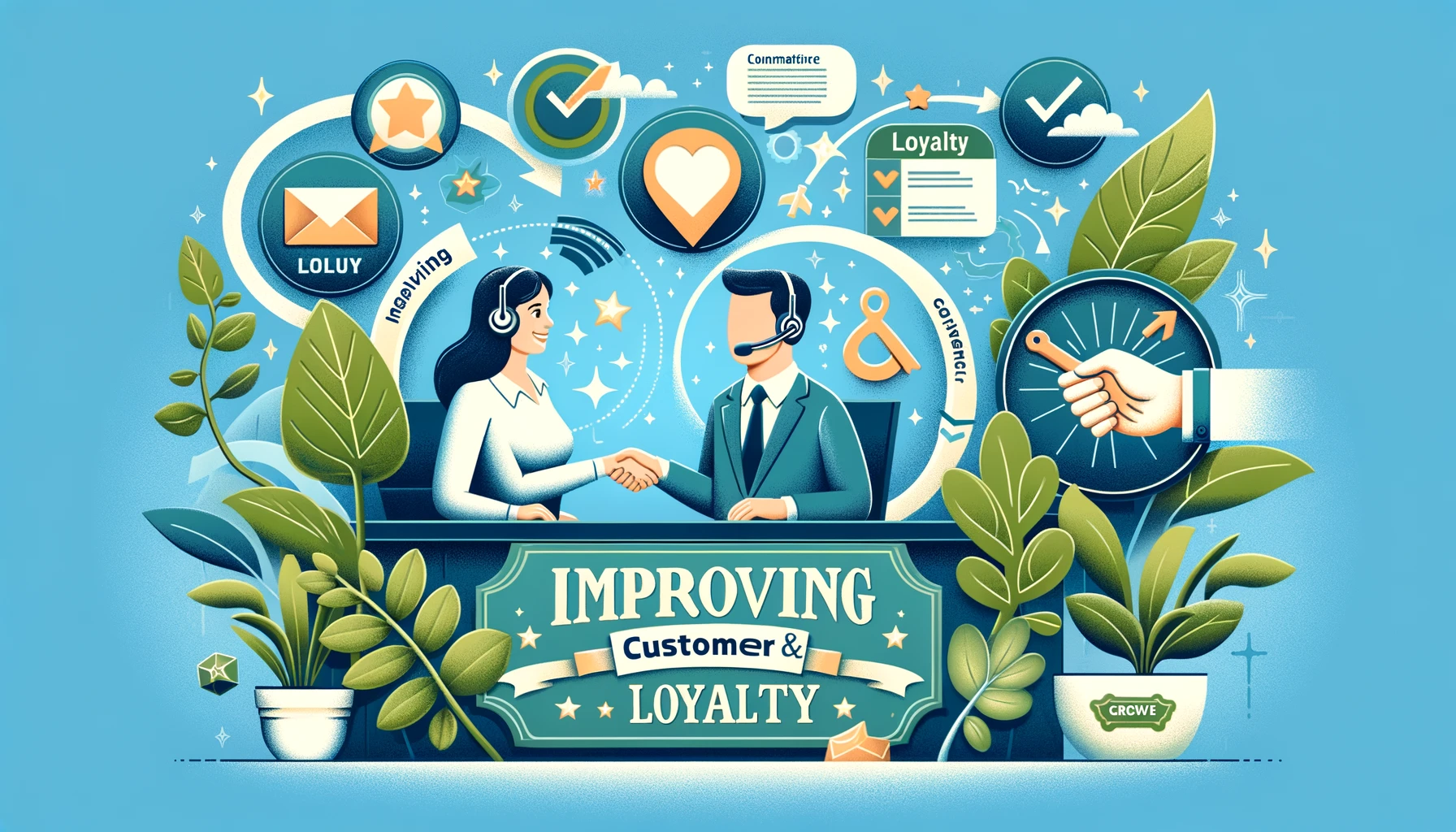 Esta imagem visa capturar a essência de um atendimento ao cliente excepcional e a construção de lealdade, mostrando uma interação positiva e engajadora entre a empresa e seus clientes.