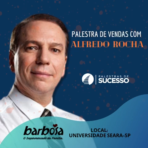 Palestra com Alfredo Rocha - Palestras de Sucesso